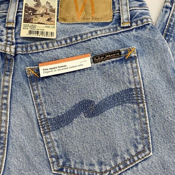 Nudie Jeans Wide Heidi Wide-Leg Jeans – Size 25x32 (NWT) - Picture 6 of 11